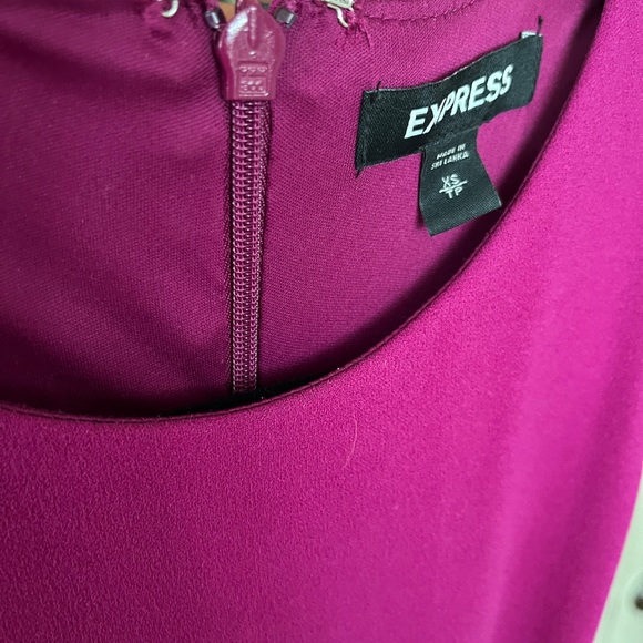 Express Pink Jumpsuit with Cut Out - Picture 5 of 6